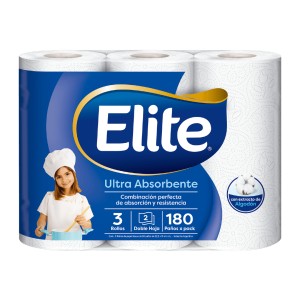ELITE ROLLO DE COCINA 3 rollos x 60hj C/U